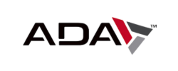 A logo of ADA in the dental healthcare sector.