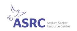 A logo of ASRC in the steel manufacturing and roofing sector.