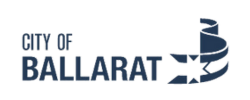 A logo of Ballarat in the local government sector.