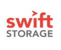 A logo of Swift Storage in the self-storage sector.