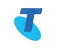 A logo of Telstra in the telecommunications sector.